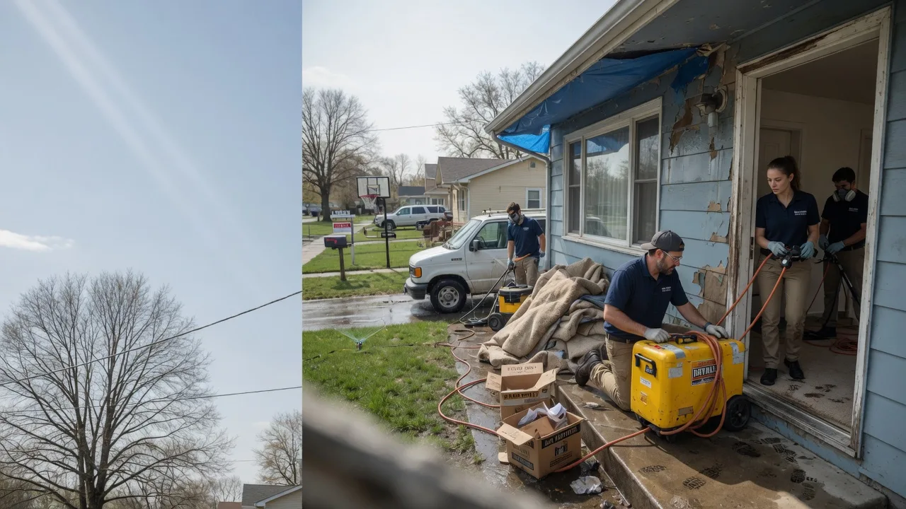 Basement Flood Cleanup in Blessing, TX near me